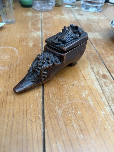 Rare tabatiere chaussure - ,