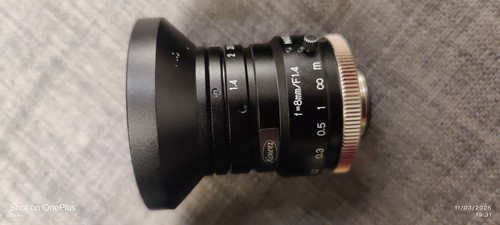 Objectif kowa lm8hc - 8mm, f1.4