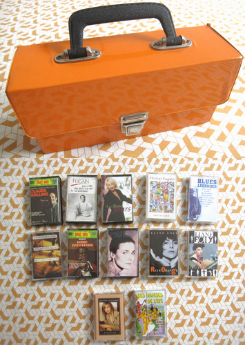 Valise orange boite - orange, rangement