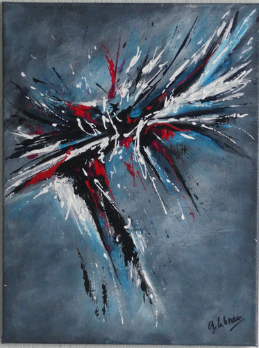 Tableau peinture abstrait - tableau,