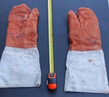 Gants Sécurité anti chaleur 3 doigts , soudure , barbelés , travail 
