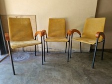 Pierangelo Caramia Série de 3 fauteuils modèle Pigalle Design chaises loft