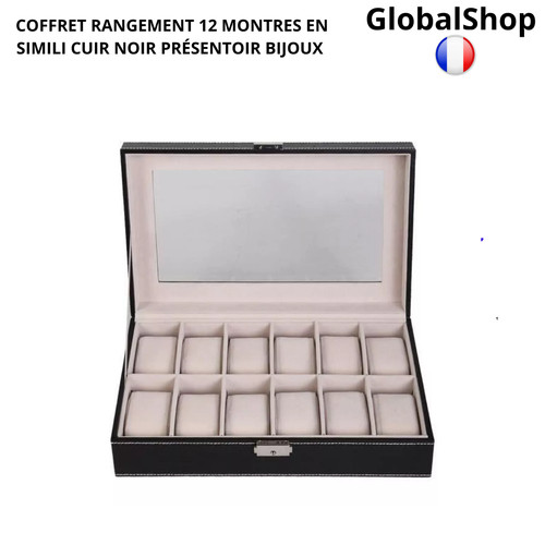 Coffret rangement montres - rangement,