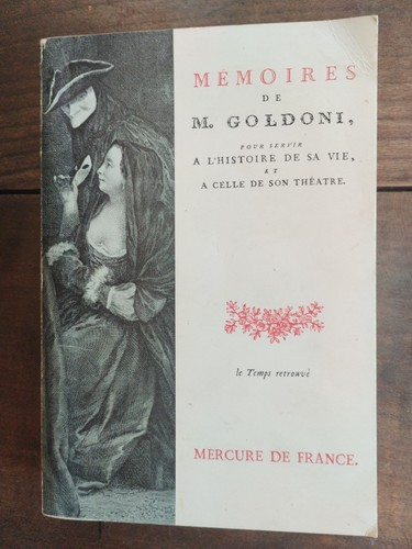 Mémoires goldoni pour - mémoires, de
