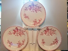 3 ASSIETTES PLATES SARREGUEMINES - MOTIF FAVORI - DIA 24cm