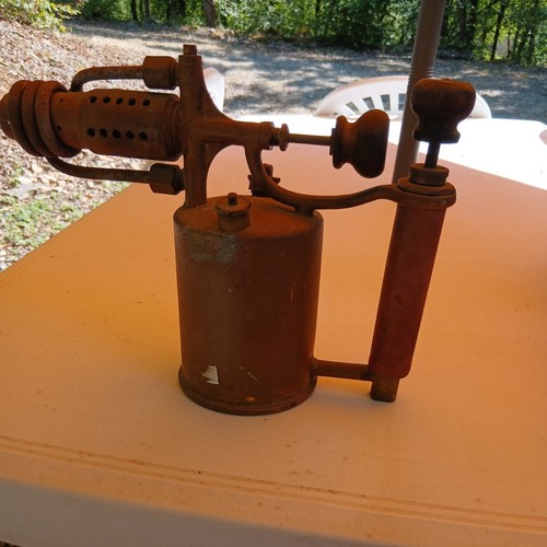 Ancienne lampe souder - ancienne,