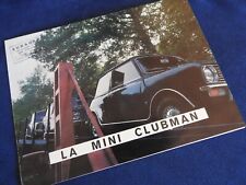 catalogue austin mini clubman british leyland