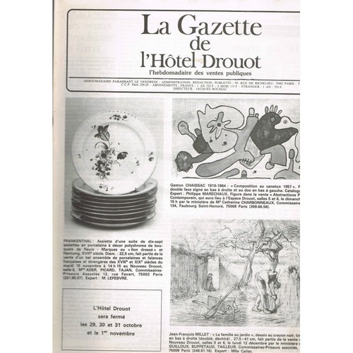 Gazette hôtel drouot - la, l'hôtel