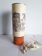 LAMPE ORANGE MONSIEUR MEUBLE  VINTAGE 70'S