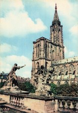 67 STRASBOURG LA CATHEDRALE VUE DU PALAIS DES ROHAN