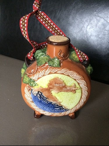 Gourde décorative céramique