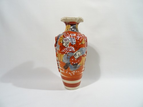 Ancien vase satsuma ceramique - vase,