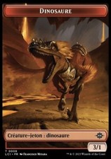 dinosaure 3/1    X4 jeton  les cavernes oubliées d'ixalan