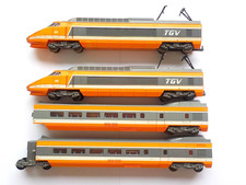 Rame TGV Jouef Paris Sud Est 2 Motrices 2 Remorques Fonctionnelle Référence 7839