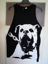 RARE T-SHIRT : PITBULL ROTTWEILER CHIEN DOG SIZE TAILLE L - 100 % COTTON QUALITY