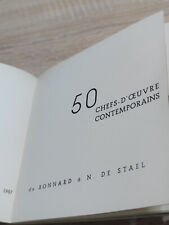 50 chefs d'ouvres contemporains Bonnard  Stael,  Musée Cantini Marseille 1957