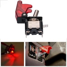 Rouge 12 Volt Bouton Couvert