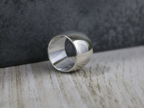 Bande bague élégante en - de,