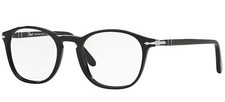Nouveau Persol PO 3007V 95 Noir Plastique Carré Lunettes De Vue 52mm
