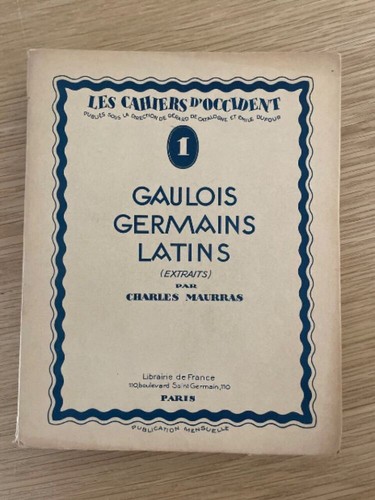 Gaulois germains latins - germains., |