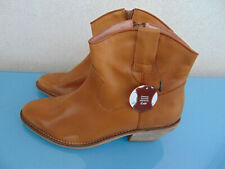 Bottes Chaussures Cuir véritable Camel marron claire Cowboy Country Western