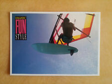 FANATIC FUN STYLE Planche à voile windsurfing publicité carte postale postcard 