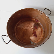 Bassine a confiture cuivre lisse