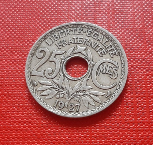 Pièce france 25 centimes - pièce, ,