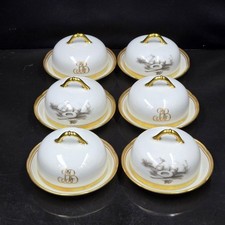 Bernardaud, Beurriers Individuels, Collection Pastorale En Grisaille Limoges