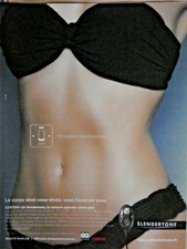 PUBLICITÉ DE PRESSE 2012 SLENDERTONE LA CEINTURE SPECIALE VENTRE PLAT