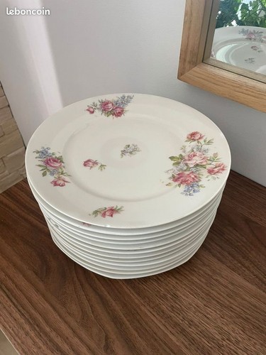 Lot assiettes plates - de,