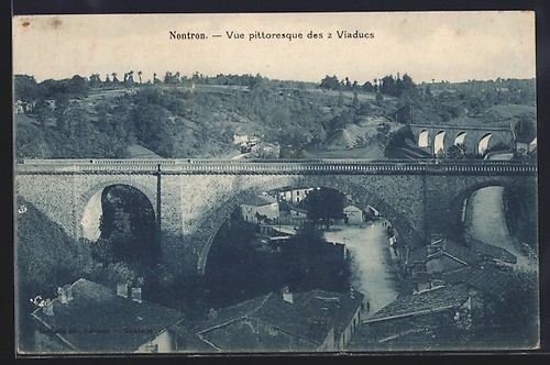 Cpa nontron vue pittoresque - cpa,