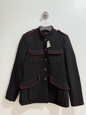 Veste Militaire Noire Zara Femme Taille S Réf 1255 245