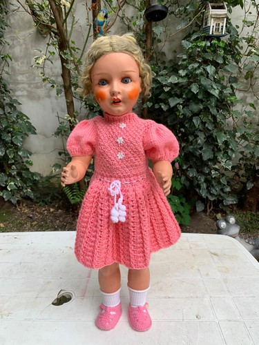 Ancienne poupee marcheuse - poupee,