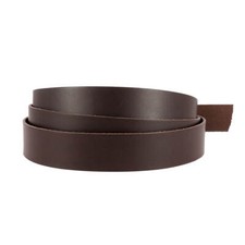 Lanière en cuir de collet tannage végétal - MARRON CHOCOLAT - Ép 1,9mm