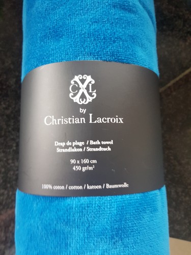Drap plage bain bleu - drap,