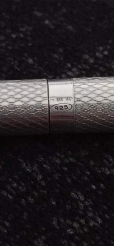 Rare stylo fin - argent, motif