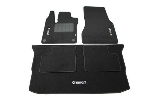 Tapis moquette coffre smart - moquette,