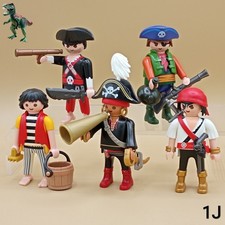 Playmobil équipage-bateau pirate-île au trésor-marins-corsaires boucaniers