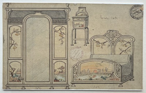 Dessin ancien architecture - dessin,