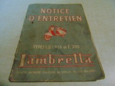 Notice d'entretien Lambretta