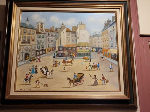 Huile sur toile claude - sur,