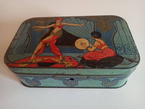 Boîte tôle lithographiée