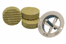 Rondelle de recouvrement en laine minérale rondelle WDVS chevilles isolantes ...