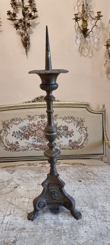 French bronze pillar - french,