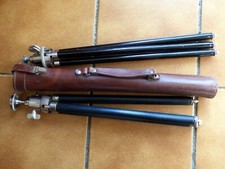 Lot de 2 trépieds PHOTO ANCIEN  TOURELLE ETOILE TRES BON ETAT complet et étui