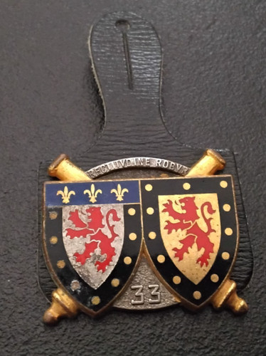 Insigne militaire pucelle 33e - insigne,