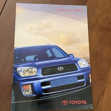 Toyota 4x4 2003 RAV4 Land Cruiser Hilux catalogue prospectus brochure publicité