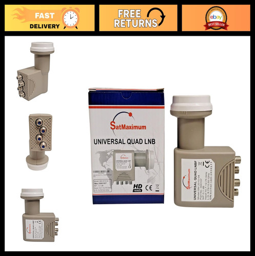 Universal quad lnb 1db - universal, 0.1db