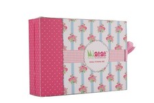 Boite cadeau naissance 3 pièces vêtements bébé fille 0-3 mois Minene